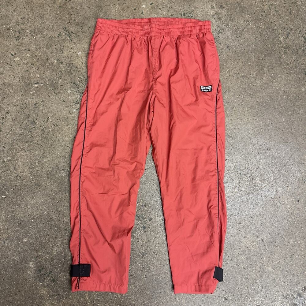 Adidas Red Firebird Track Pants Joggers Men’s 2XL Vintage Nylon Excellent